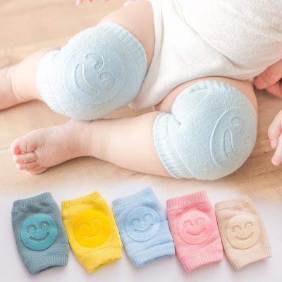 China New Breathable Kids Girls Non Slip Elbow Infants Crawling Toddlers Baby Bumps Smile Knee Pads Protector Safety Kneepad Leg Warmer for sale