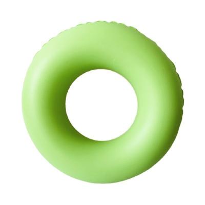 China Manufacturer Wholesale Children's Inflatable White Yellow Green Swimming Ring Solid Color Men's Swimming Pool Float Three Sets One Bag for sale