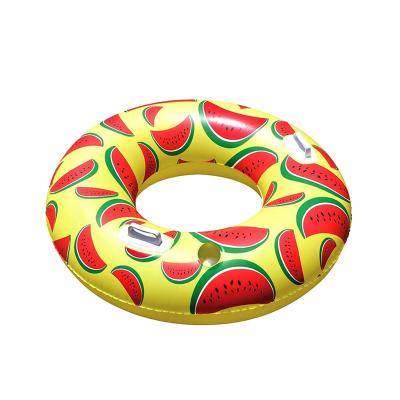 China Manufacturer Custom All Size Cheap Wholesale Hot Sale Swimming Watermelon Customize Swim Ring For Kids And Adult for sale