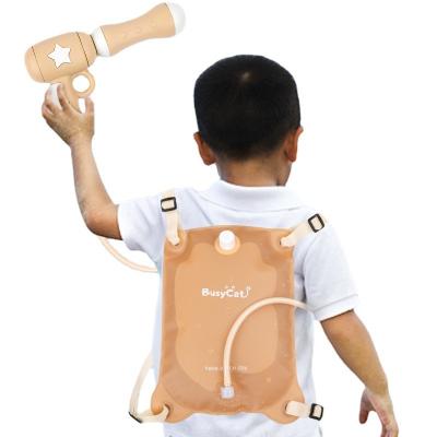 China Entertainment Toys Children's Backpack Water Gun Toy Summer Boy Beach Stream Baby Pull-Back Spray for sale