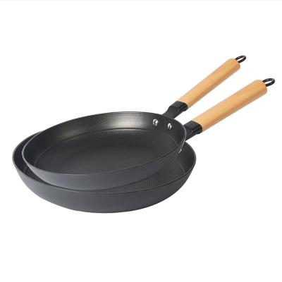 China Sustainable Feature High Quality Eco - Friendly Steak Frying Grill Pan Cast Iron for sale