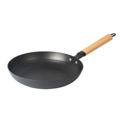 China Factory Price Cast Iron Frying Steak Pan Viable Kitchenware for sale