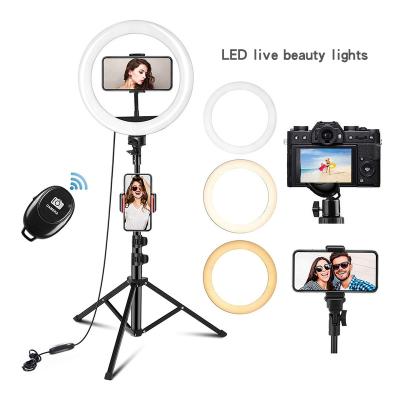 China ABS+PC New Arrival Aluminum Alloy Folding Buckle Design 360 Degree Adjustment 12 Inch Ring Light for sale