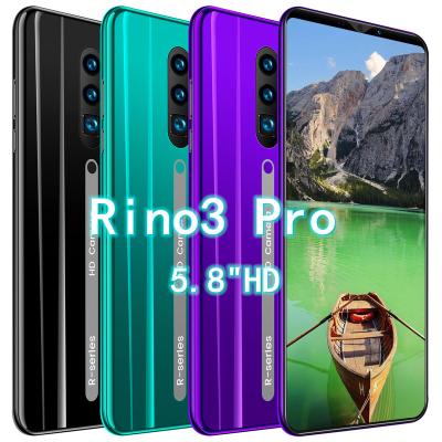 China Dual SIM Card Top Sellingthe Lowest Price Rino3 Pro 4gb+64gb 5.8 Inch Full Screen Smartphone Mobile Phone for sale