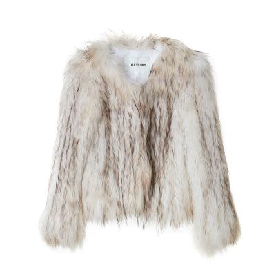 China Anti-Wrinkle Luxury Winter Style Chic Faux Lamb Fur Coat Sheep Fur Coat For Women Warm Short Jacket Sheath Long Collarless Woman Outwear for sale