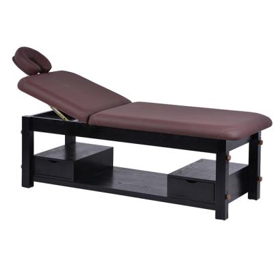 China Modern Portable Beauty Factory Salon Facial Bed Wooden Massage Spa Bed 331# In Stock for sale