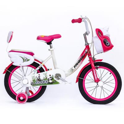 China FANBEIMU 2023 New Cartoon Steel Sticker Children's Bike With Training Wheels For 5 To 14 Years for sale