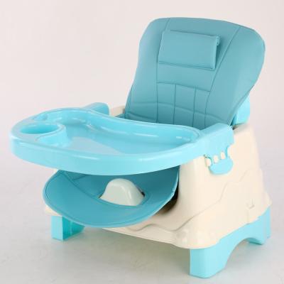 China Foldable 3 In 1 Foldable Plastic Revolve Baby Booster High Chair Baby Dining for sale