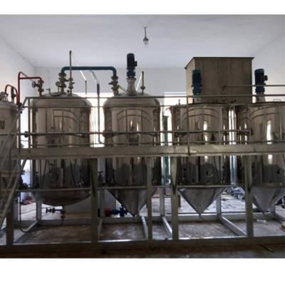 China Vegetable Soybean Oil Small Oil Refining Production Equipment for sale