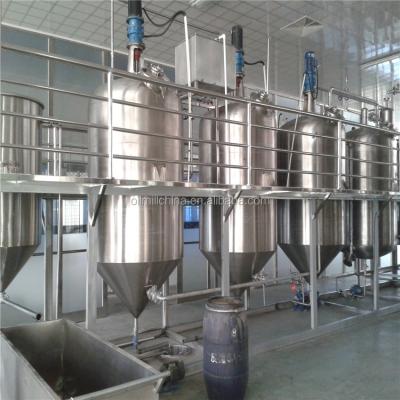 China Edible Grain and Oil Production Line Crude Peanut Oil Refining Machinery 2-200T/D Edible Oil Refining Plants for Vegetable Oil Line for sale