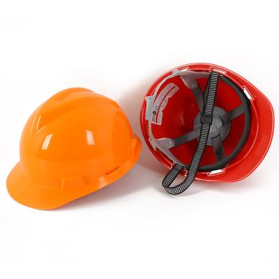 China CE EN 397 Safety Hard Hat V-Style Strap Liner Buckle Protective Construction Safety Hard Hat for sale