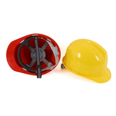 China 4 Point Ratchet Suspension Occupational Safety Knob Style Hard Hat With CE EN397 Approved for sale