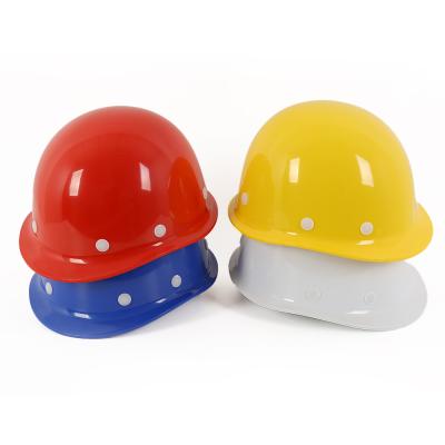 China hard hats price miner safety helmet button industrial style construction with button style for sale