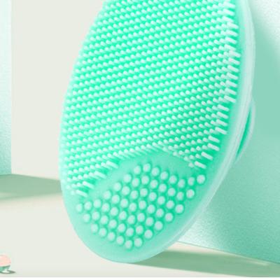 China Acne Treatment Silicone Beauty Roller Facial Massager Waterproof Facial Cleaning Brush Electric Mini Silicone Face Cleaning Brush for sale