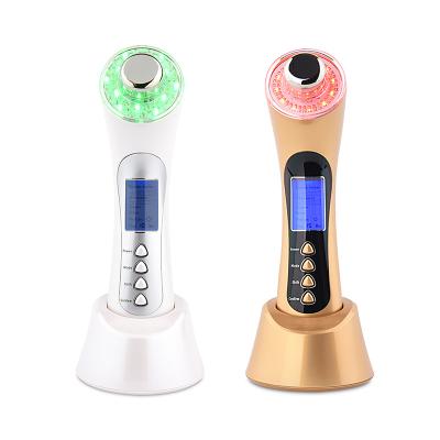 China Face Care Factory Wholesale Home Use Ultrasonic Face Massager For Skin Rejuvenation And Wrinkle Removal Beauty Machine Facial Regimen for sale