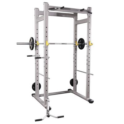 China Durable Commercial Frame Type Free Squat Rack Adjustable Barbell Rack Gym Equipment for sale