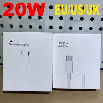 China Original 20W Mobile Phone USB C to L Mobile Phone 13 Fast Charging Palladium Type C Charger For Iphone 8 11 12 13 for sale