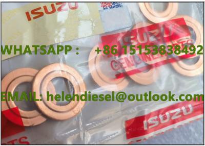 China original injector gasket 8-98486346-0 , genuine ISUZU injector seals 8984863460 /98486346 copper washer en venta