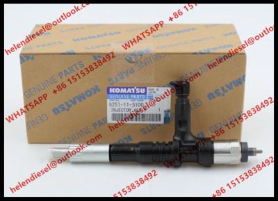 China Inyector de combustible de KOMATSU 6251-11-3100, 6251113100 originales y nuevo inyector de DENSO 9709500-607, 095000-607#, 095000-6070 en venta