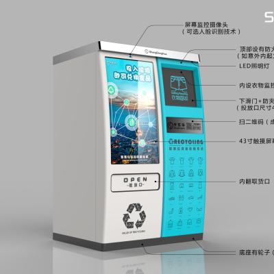 China Kleidungsrecycling Umkehrmaschinen und Automaten RVM zu verkaufen