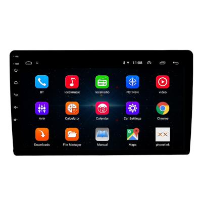 China Universal Automotive Dual Din 10 Inch FM Car Radio DVD Player 1+16GB Google Map Car Navigation for sale