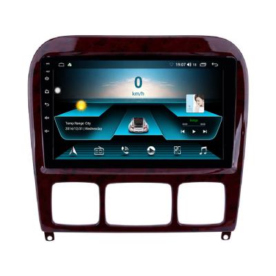 China GPS 9inch 2DIN Quad-Cord Android 10 HD Screen Car Radio For Mercedes Benz S Class Car Radio 1998-2005 for sale