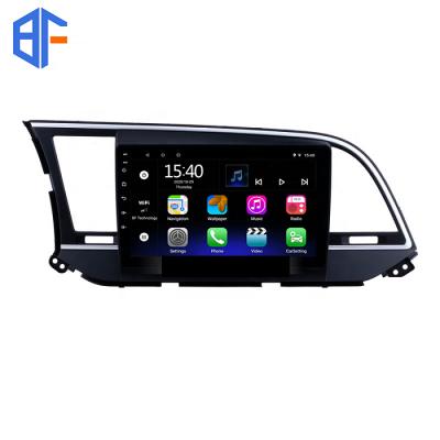 China GPS Head Unit For Hyundai Elantra LHD 2016-2018 4 Core Android 10 Full Touch Screen Capacitive Car MP5 Player for sale