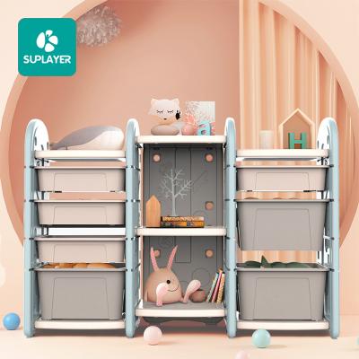 China 2021 Modern Suplayer Hot Sale C-SNJ010 Kids Storage Rack for sale