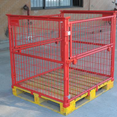 China Heavy Duty China Factory Special Design High Efficiency Metal Cage Logistic Pallet for sale