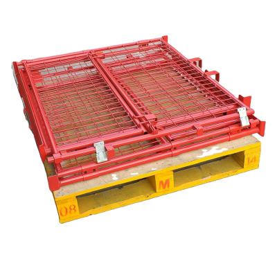 China Heavy duty best prices convenient use in factory supermarket warehouse reliable quality q235 metal cage pallet steel containers for sale