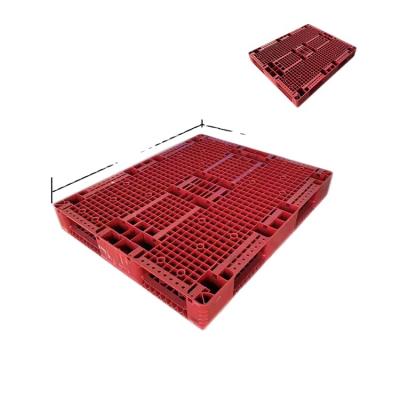 China Hot Sale High Quality Warehouse Plastic Pallets Single Faced Industrial Plastic Pallet Storage for sale