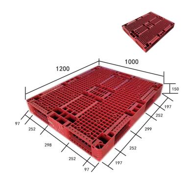 China Single sided hot sale high quality plastic pallet box for sale plastic pallet boxes container for sale