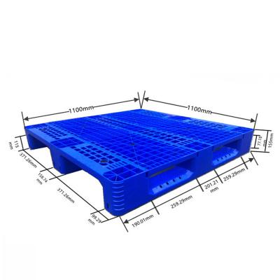 China Eco-friendly Reversible Heavy Duty Large Cheap Stackable HDPE Storage Warehouse Price Plastic Pallet for sale