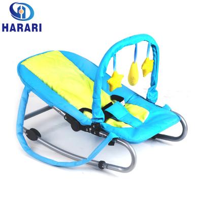 China Safety Comfortable Baby Chair European Standard Yellow Baby Balance Rocker Chairs Baby Bouncer for sale