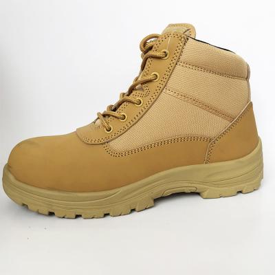 China Genuine Leather Shoes Men's Steel Toe Safety Shoes Toe Work Boots Steel Toe Safety Shoes For Work for sale