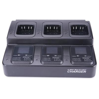 China Standard High Quality Three Way Multi Unit Walkie Talkie Battery LCD Screen Smart Charger for sale