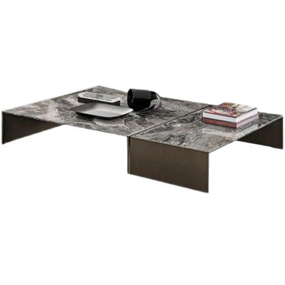 China Italian light luxury modern coffee table coffee table living room marble combination tea table for sale