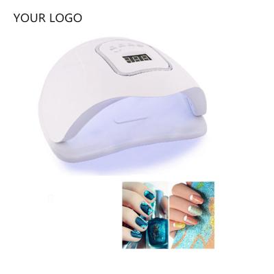 China New Style Wholesale 80W LED Gel Auto Sensor LED Nail Lamp Fast Cure UV Led Nail Lamp Color Led Polish Leakage for sale