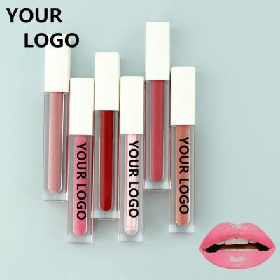 China Waterproof OEM Custom Logo Private Label Lip Stick Set Tube Container Matte Liquid Lipstick for sale