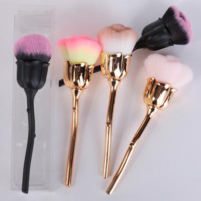 China High Quality Dust Rose Flower Nail Brush Nail Cleaning Brush Popular Styles for sale