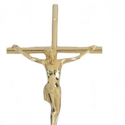 China European style Wholesale Prices Casket Accessories Funeral Casket Cross Coffin Crucifix Jesus Casket Lace for sale