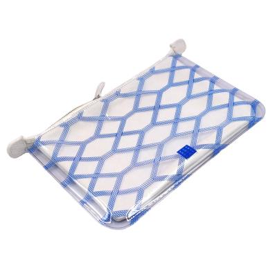 China Eco - Friendly Canvas Make Up Eco - Friendly Makeup Bag Flat Cosmetic Bag for sale