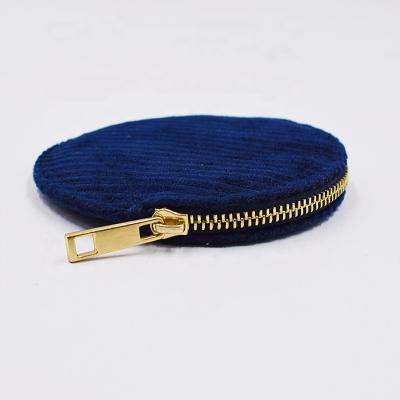 China Custom Eco-Friendly White Fashion Mini Change Purse Natural Cotton Canvas Zipper Coin Purse Wholesale for sale