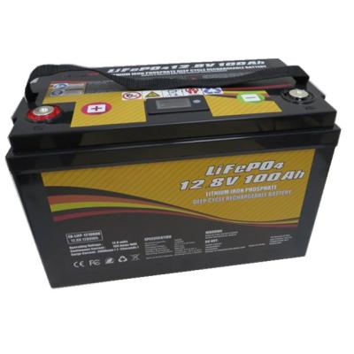 China OEM 12v 100ah lifepo4 battery pack with electromobile automobiles lcd power indicator 330*170*215mm for sale