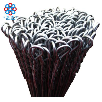 China Compress Waste ZhaoHong Factory 2.1-7.2m Galvanized Fast Tie Bale Cable / Wire Cotton Packing Tie for sale