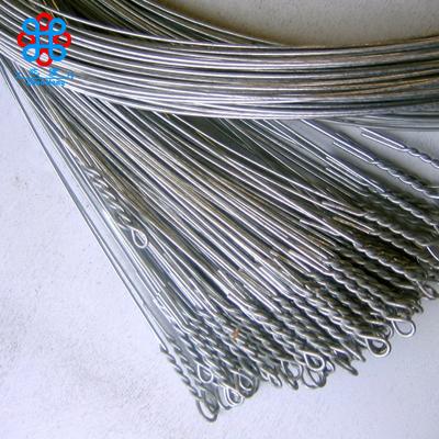 China Compress Waste Galvanized Single Loop Bale Wire / Ties Wire For Supermarket for sale