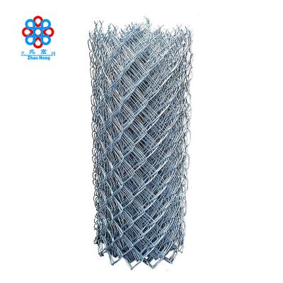 China Construction Wire Mesh Chinese Manufacture 1.20mm-5.00mm Galvanized Chain Link Fence Iron Wire Mesh for sale