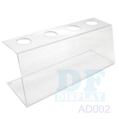 China AD002 HIGH QUALITY Acrylic Ice Cream Cone Stand Display Stand DFDISPLAY 4 SLOTS for sale