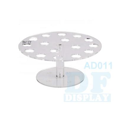 China AD011 Clear Acrylic Ice Cream Cone Holder Stand 16 UNITS Capacity DFDISPLAY HIGH QUALITY for sale