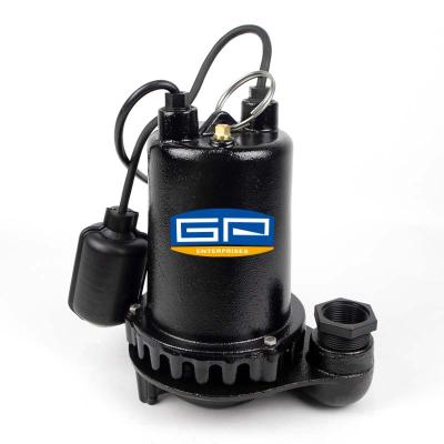 China Professional Long Life Cast Iron Lubrication System 3/4 HP Submersible Mud Water Dewatering Pumps for sale